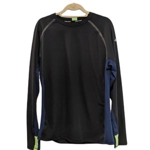 Black Long Sleeve Body Glove Shirt, Size XL